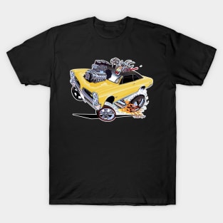 GOATINATOR 1966 GTO yellow T-Shirt